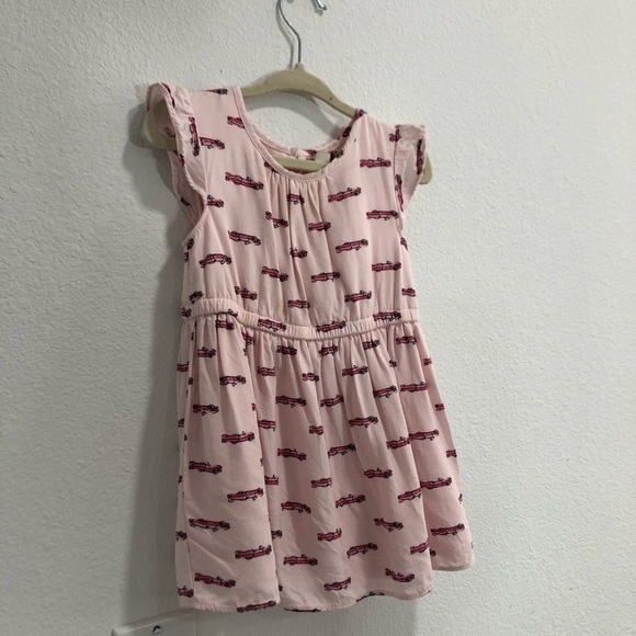 kate spade • pink infant hot rod car print dress - Picture 2 of 15